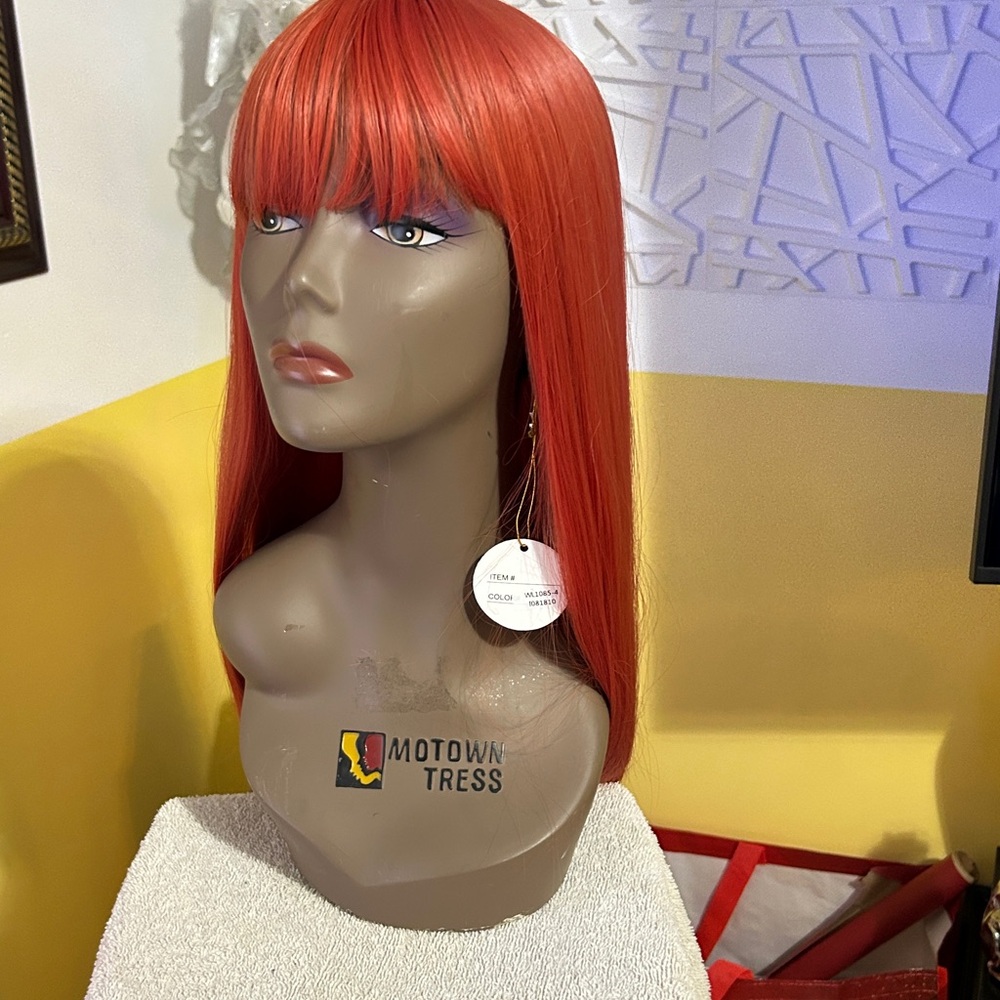 Long Orange adjustable Wig 26-28 inches brand new 7 available